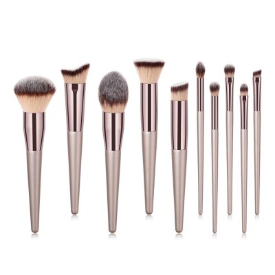 10 Piece Brush Collection Professional Set Brushes Ultimate Face Eye Brush Set