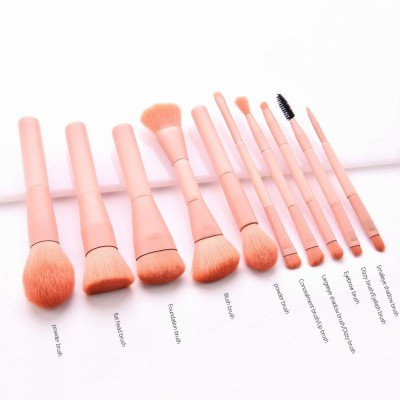 Synthetic Brush Set Wholesale Private Label Pink Makeup Brush